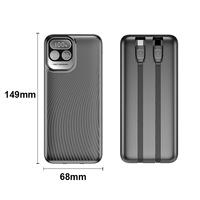 Großhandel Ultra Slim Schlüsselanhänger-Design 2-in-1 Kabelloses Tragbares Ladegerät Benutzerdefinierte Notfall-PD-Typ-C-Powerbank Schnelles Laden 5V3A