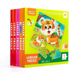 Children's Puzzle Three In One Advanced Folding Puzzle Book Baby Enlightenment Toy
