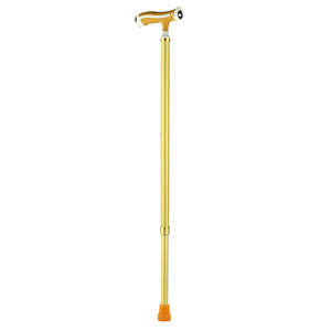 Canne à une seule jambe en alliage d'aluminium, réglable en hauteur, avec embout en caoutchouc, pour personnes âgées, aide de soutien multifonctionnelle - Product Image 1