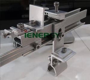 Support de montage de panneau solaire, support de toit en L pour toit en tôle inclinée, toiture trapézoïdale, lot de quantité OEM - Product Image 6