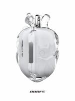 Étui pour écouteurs en silicone liquide coeur original pour AirPods Pro/Pro 2 1/2/3ème génération housse de protection transparente antichute