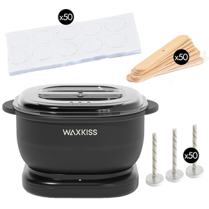 ชุดทำเทียนหอม DIY Waxkiss พร้อมเครื่องหลอมเทียน ไส้เทียนฝ้าย ไม้ก้านสำหรับอโรมาเธอราพี และงานประดิษฐ์ของขวัญ - Product Image 2