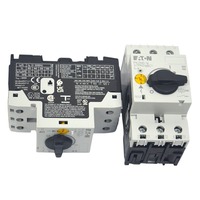 Disjoncteur de protection moteur EATON PKZM0-16 046938 3P 10-16A réglable 7,5kW 400V AC3 690V Rail DIN Bornes à vis CE UL