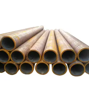 OEM AISI A106 A53 A36 Welded Tube 1mm 20mm Thickness Customized Seamless Carbon Steel Round Pipe For Construction