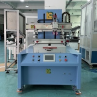 Máquina de Serigrafía Plana Semiautomática Profesional con Succión al Vacío y Mesa Deslizante para Impresora de Tarjetas