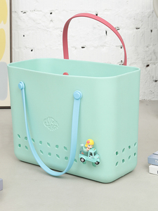 2025 nuevo diseño <span class=keywords><strong>de</strong></span> moda playa impermeable EVA verano bolsos <span class=keywords><strong>de</strong></span> goma pequeño <span class=keywords><strong>bolso</strong></span> <span class=keywords><strong>de</strong></span> bebé logotipo personalizado silicona playa <span class=keywords><strong>bolso</strong></span> <span class=keywords><strong>de</strong></span> mano para mujer - Product Image 5