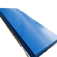 Nouvelle plaque UHMWPE bleue personnalisée populaire, UV 10 mm, offre un service de découpe, formes personnalisées, traitement graphique