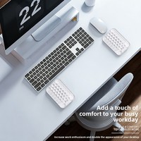Support de poignet en silicone transparent et imperméable pour souris de bureau avec repose-main – Vente en gros transfrontalière