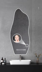 Chiếu sáng phòng tắm thông minh gương với đèn thông minh Led Gương phòng tắm không Khung gương màn hình cảm ứng với <span class=keywords><strong>Bluetooth</strong></span> - Product Image 5