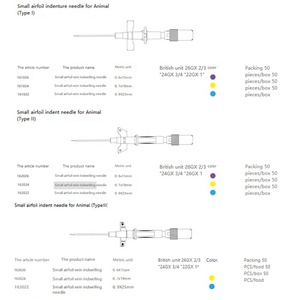 Aguja médica venosa para uso veterinario, catéter de cánula, 16G, 18G, 22G, 24G, 26G, IV, para Hospital de mascotas y animales, precio de fábrica - Product Image 5