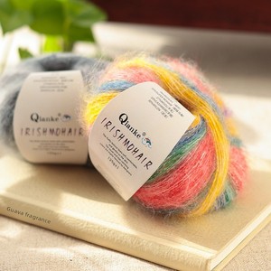 Fil fin dégradé en mohair 60% alpaga 30% Tencel 10% 25 grammes pour tricot à la main, idéal pour pulls, écharpes, bonnets et projets DIY Love Weaving Dream - Product Image 3