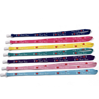 Lanière faite sur commande de boucle de lanière de courroie d'Iphone de polyester de lanière d'impression en soie