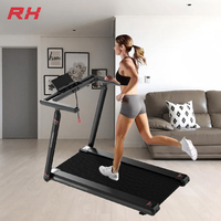 Nouveauté : Tapis roulant électrique pliable multifonction avec écran LED, plaque vibrante en ABS, pour usage domestique