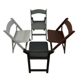 Sillas Plegables de Resina Blancas para Jardín, Fiestas, Banquetes y Bodas al por Mayor - Product Image 2