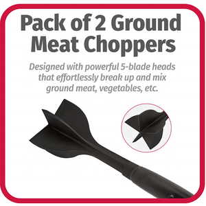 Outil de mélange de cuisine multifonctionnel, hachoir à hamburgers, pommes de terre, hachoir à viande, hachoir à viande en silicone - Product Image 2