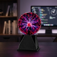 Boule de plasma interactive à basse tension, sans danger pour l'électricité statique, lampe éducative pour l'affichage scientifique scolaire