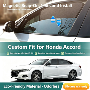 Parasol Magnético para Ventana Lateral de Coche Honda, Protección UV, Ajuste Personalizado OEM - Product Image 1