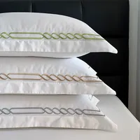 Certificat OEKO Tex Standard 100 pour la literie d'hôtel, drap, housse de couette, taie d'oreiller. Ensemble 100% coton en blanc