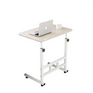 Mesa de Centro Plegable de Madera para Sala de Estar, Oficina o Estudio - Mesa Auxiliar Ajustable en Altura para Dormitorio de Estudiantes, Escritorios Modernos - Product Image 4