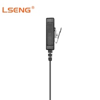Casque acoustique LSENG à tube acoustique en plastique, sans réduction de bruit, compatible Motorola XPR3300e XPR3500e DP2600 DP3661 XIR P6620