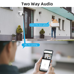 Cámara PTZ Inteligente WiFi TYSH Tuya, Cámara IP Inalámbrica para Exteriores con Detección Humana, Visión a Todo Color, 2.4g+5g, Compatible con WiFi6 - Product Image 4