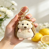 Porte-clés en peluche animaux de dessin animé aléatoires de 5-15 cm, pendentif de sac doux, décoration de mariage de haute qualité, jouet en peluche mignon pour enfants