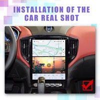 Radio para Auto de 12.1 Pulgadas para Maserati GHIBLI 2013-2021, Sistema Multimedia Estéreo para Auto con Android 11, Navegación GPS, Unidad Qualcomm de 256GB
