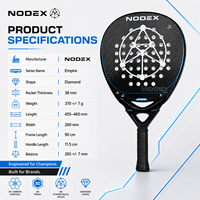 Raquette de padel en carbone 3K haute résistance, surface Spin Boost, raquette de paddle-tennis professionnelle, approvisionnement en gros