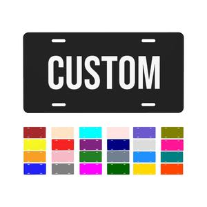 <span class=keywords><strong>Plaque</strong></span> d'immatriculation en aluminium personnalisée <span class=keywords><strong>Plaque</strong></span> d'immatriculation personnalisée avec votre design ou votre nom <span class=keywords><strong>Plaque</strong></span> décorative avant 12 po x 6 po Cadeau unique - Product Image 2