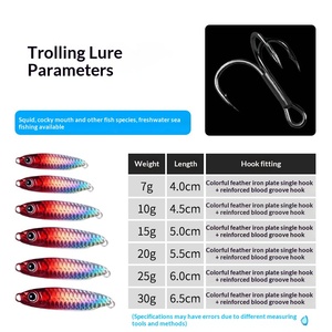 Leurre dur de surface en métal imprimé de haute qualité, le plus vendu, <span class=keywords><strong>pour</strong></span> <span class=keywords><strong>la</strong></span> pêche à <span class=keywords><strong>la</strong></span> carpe, au bar, au maquereau, au snapper et à <span class=keywords><strong>la</strong></span> <span class=keywords><strong>mouche</strong></span>. - Product Image 2