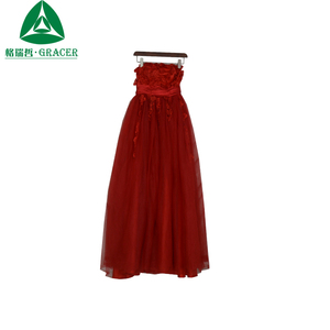 터키 초침 의류 하이 칼라 캐주얼 면 이브닝 웨딩 원피스 믹스 사이즈 판매 베일 - Product Image 3