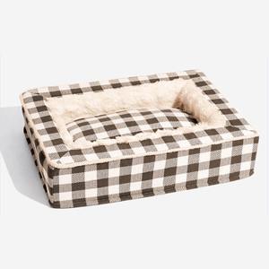 Para <span class=keywords><strong>Amazon</strong></span> Pet Mat Plaid Rectangular <span class=keywords><strong>Dog</strong></span> <span class=keywords><strong>Bed</strong></span> All-Season Cat Sleeping Mat Invierno Calor Alfombra interior de doble cara Extraíble Lavable - Product Image 4