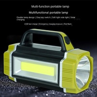 Lampe de poche multifonctionnelle pour le camping en plein air, fabrication personnalisée, corps en ABS, haute puissance, charge USB, LED, étanche IP55, faisceau de 200 à 500 m