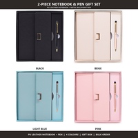 Carnet en cuir multifonctionnel et stylet tactile 2-en-1 – Coffret cadeau personnalisable avec logo – Journal en cuir PU – Vente en gros OEM