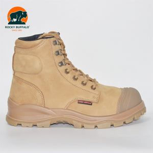 Chaussures de sécurité Rocky <span class=keywords><strong>Buffalo</strong></span> en gros, très vendues, résistantes à l'usure, en cuir nubuck, lacets, bottes tactiques, semelle extérieure en PU TPU injectée - Product Image 4