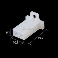 Conector de cableado 2.8 para controlador de circuito de motocicleta DJ7021A-2.8-11/21, conector automotriz de nailon 2.8-2 orificios para coche