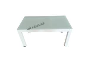 Meubles de porte canapé de jardin blanc salon extérieur patio <span class=keywords><strong>Alu</strong></span> mobilier d'extérieur minimaliste mobilier d'extérieur de luxe - Product Image 6