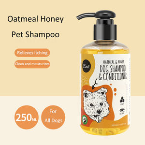 Private Label Coconut Vanilla Pet Shampoo para Cães e Gatos Lavar Hyper Orgânico Shampoo Body Shower Itchy Relief 250ml OEM - Product Image 2