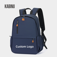Sac à dos décontracté pour ordinateur portable avec logo personnalisé, léger, résistant à l'eau, pour étudiants et voyages quotidiens