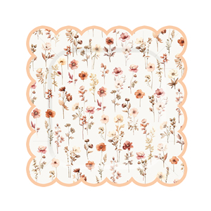 Juego de Vajilla Desechable con Diseño de Flores y Mariposas DAMAI, Platos, Servilletas y Vasos de Papel para Fiestas, Decoración para Mesa - Product Image 4