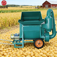 Décortiqueuse à haute efficacité pour maïs, soja et sorgho avec châssis mobile, décortiqueuse de riz et de blé, fabricant de machines à décortiquer le maïs
