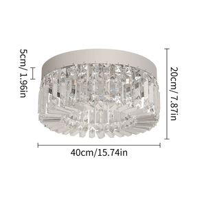 โคมไฟเพดานติดพื้นผิวขนาดเส้นผ่านศูนย์กลาง 40 ซม. คริสตัล 3 สี LED แลมปารัส - Product Image 2