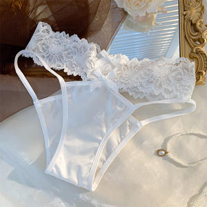 Braguitas de Encaje Sexy para Mujer 2024, Transpirables, Sin Costuras, de Tiro Bajo, Estilo Puro Deseo, Encantadoras para Citas, Uso Diario, Tejidas, Suministro ODM - Product Image 5