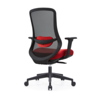 Chaise de bureau ergonomique moderne réglable avec cadre en nylon, coussin haute densité et accoudoirs 4D ajustables pour la maison, le bureau et les salles de réunion