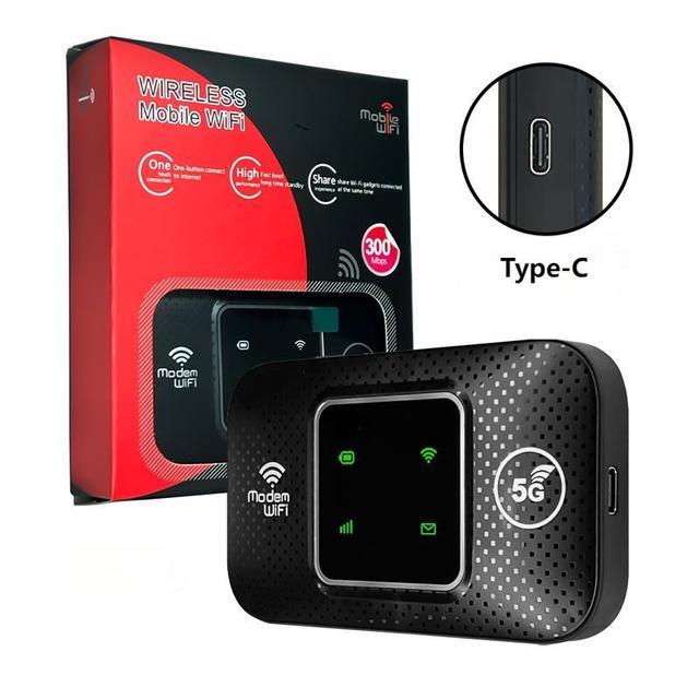 Hotspot 5G LTE Wireless Portable Modem 4G Mobile WIFI 3000mAh Type-C M9s LTE Pocket Wifi Router with SIM Card Slot
