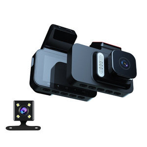 Hksd <b>Dash</b> <b>Camera</b> 1080p Dual Lens Night Vision Split Screen Loop Recording With Tf Card Support - Product Image 1