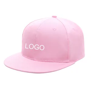 Оптовая продажа, плоская кепка с индивидуальным логотипом, унисекс, хлопковая 6 панелей, Спортивная регулируемая бейсболка