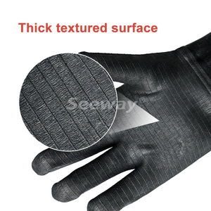 Gants en néoprène Seeway Extreme isolés en caoutchouc imperméable résistant à la chaleur pour griller le barbecue Protection anti-chaleur des mains et des bras - Product Image 3