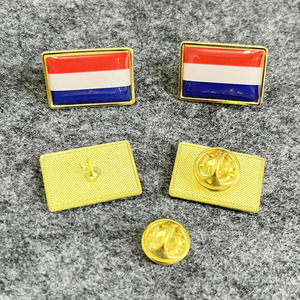Pin de Solapa con Diseño de Bandera de País, Impresión Epoxi, Sin Pedido Mínimo, en Existencia - Product Image 3