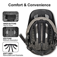 Casque de vélo intégral haut de gamme CE DUAL avec écran LED, contenu personnalisé, visière anti-buée, mentonnière amovible pour la conduite à vélo
